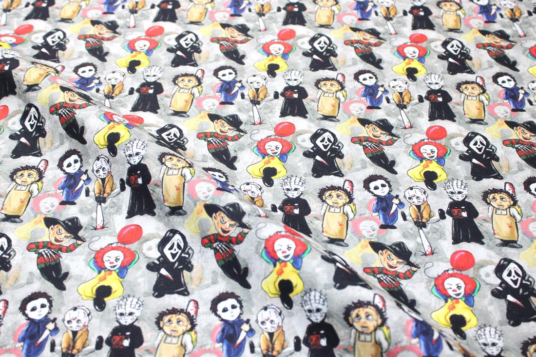 Light Grey It Wasn't Me Printed 100% Cotton Fabric