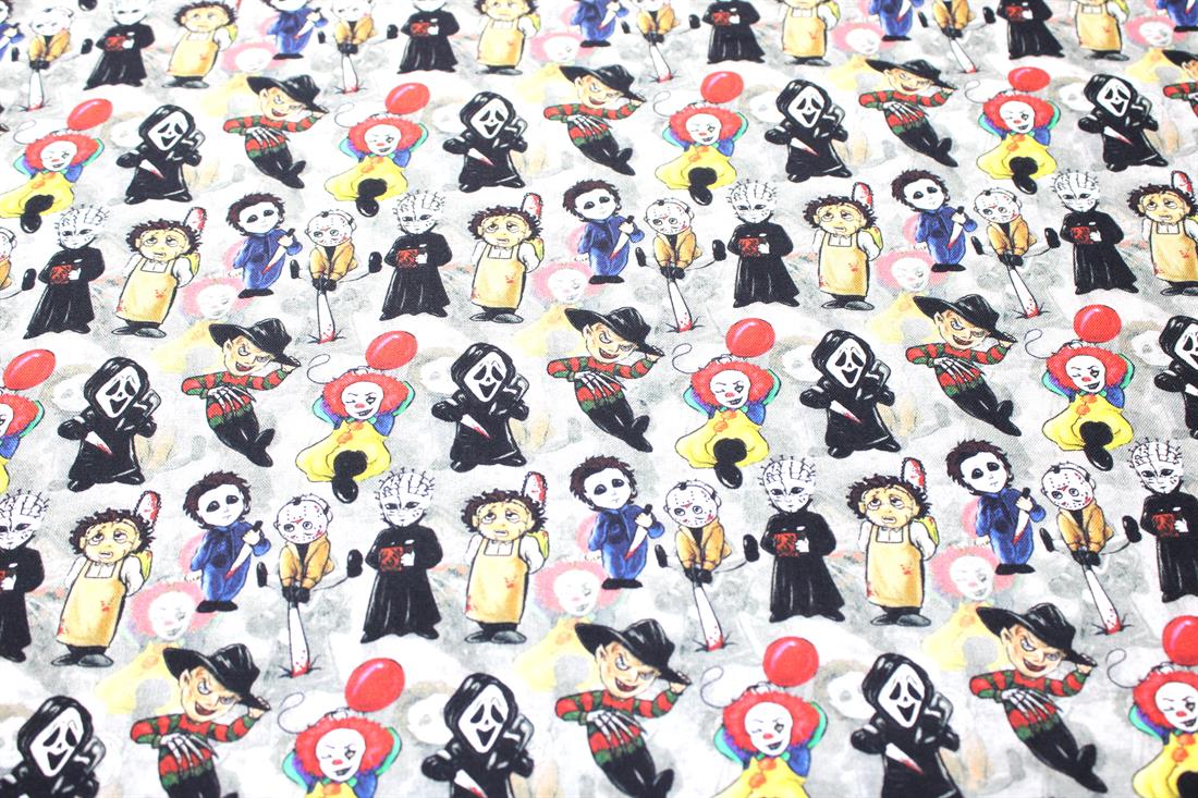 Light Grey It Wasn't Me Printed 100% Cotton Fabric