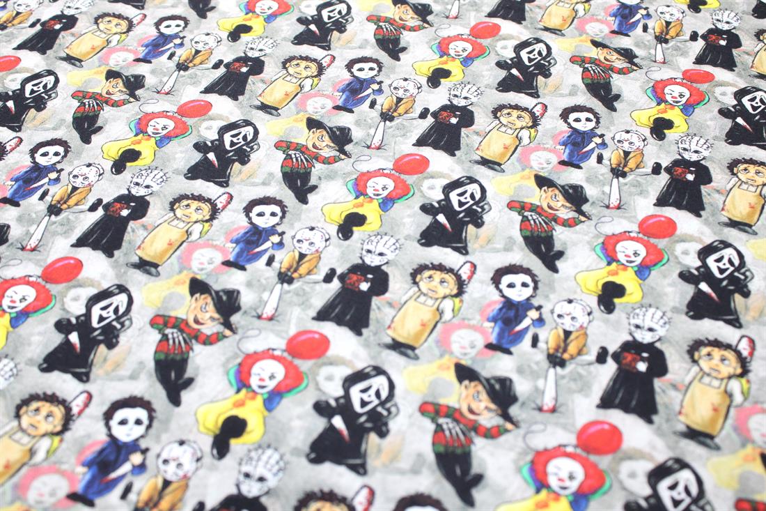 Light Grey It Wasn't Me Printed 100% Cotton Fabric