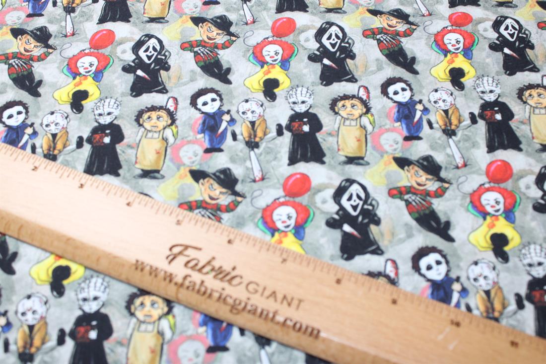 Light Grey It Wasn't Me Printed 100% Cotton Fabric