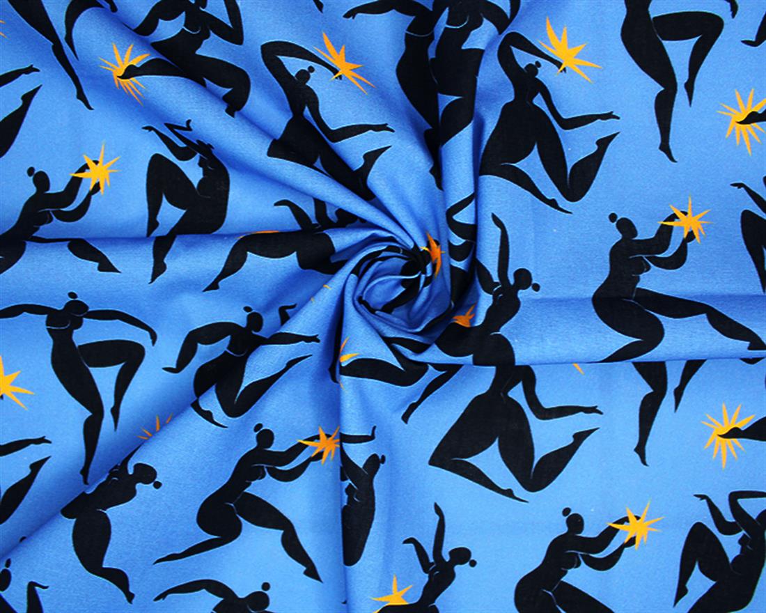 Blue Little Johnny Icarus Stars Cotton New Printed