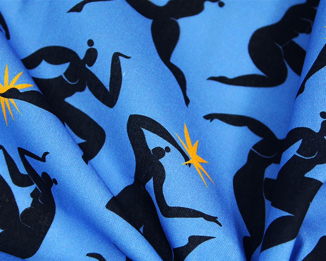 Blue Little Johnny Icarus Stars Cotton New Printed