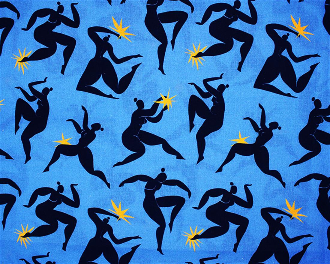 Blue Little Johnny Icarus Stars Cotton New Printed