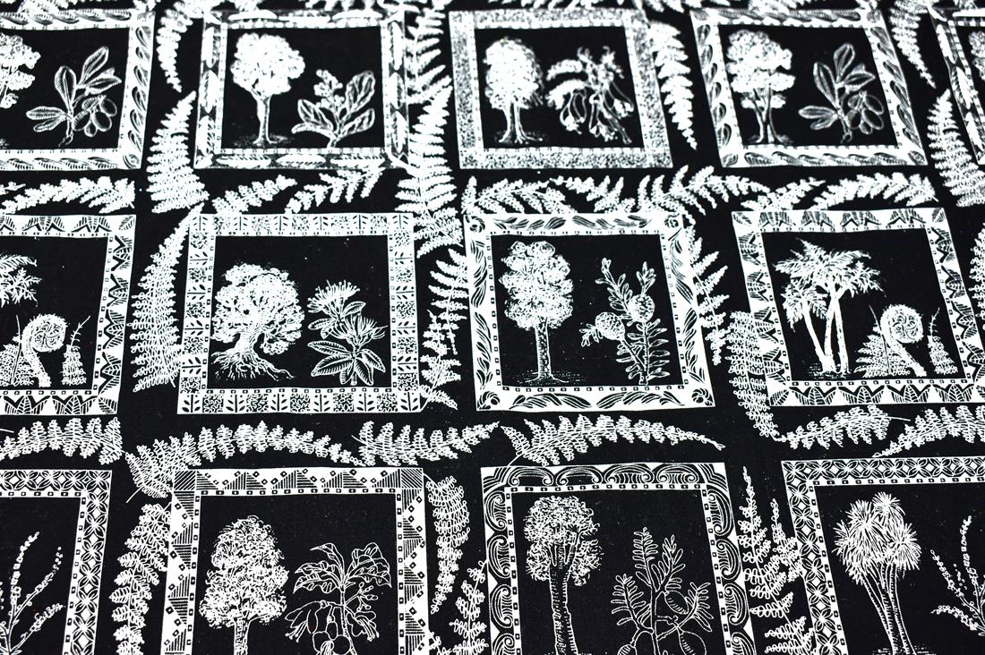 Black Printed 100% Cotton Fabric