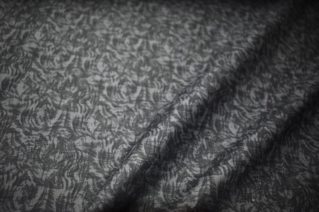 Black Printed 100% Cotton Fabric