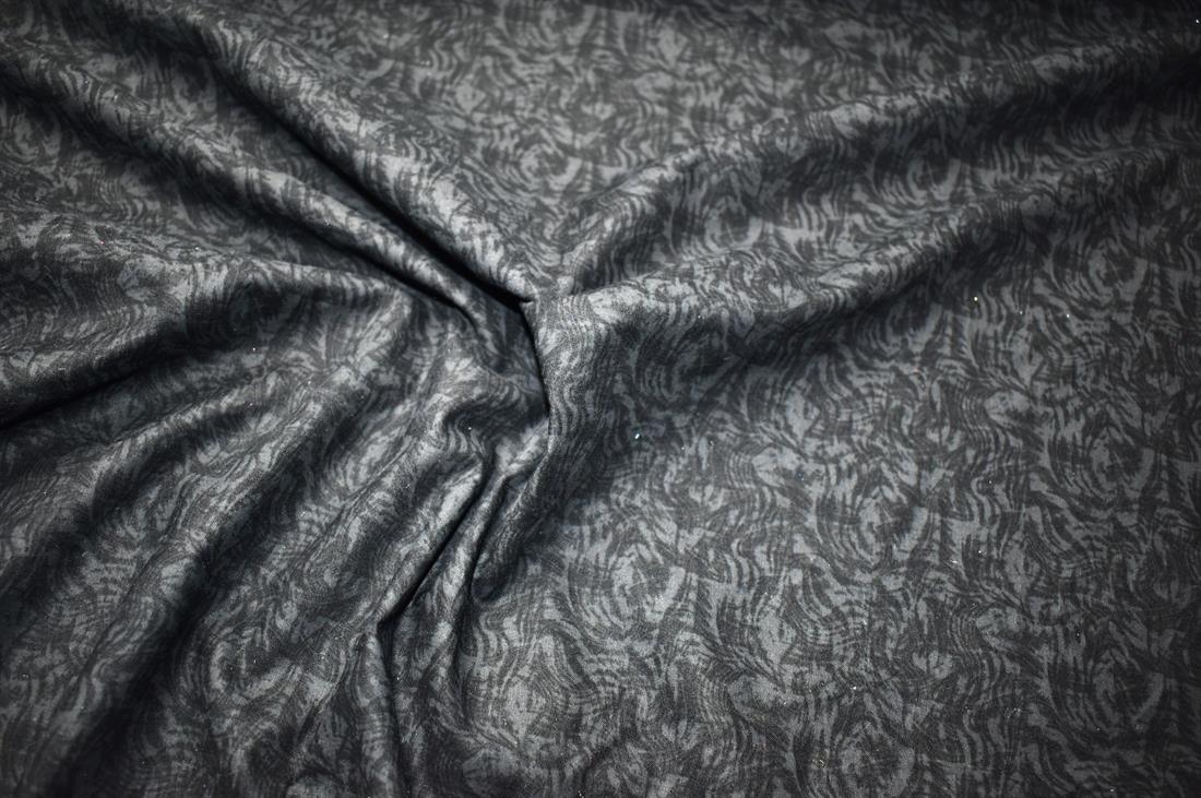 Black Printed 100% Cotton Fabric