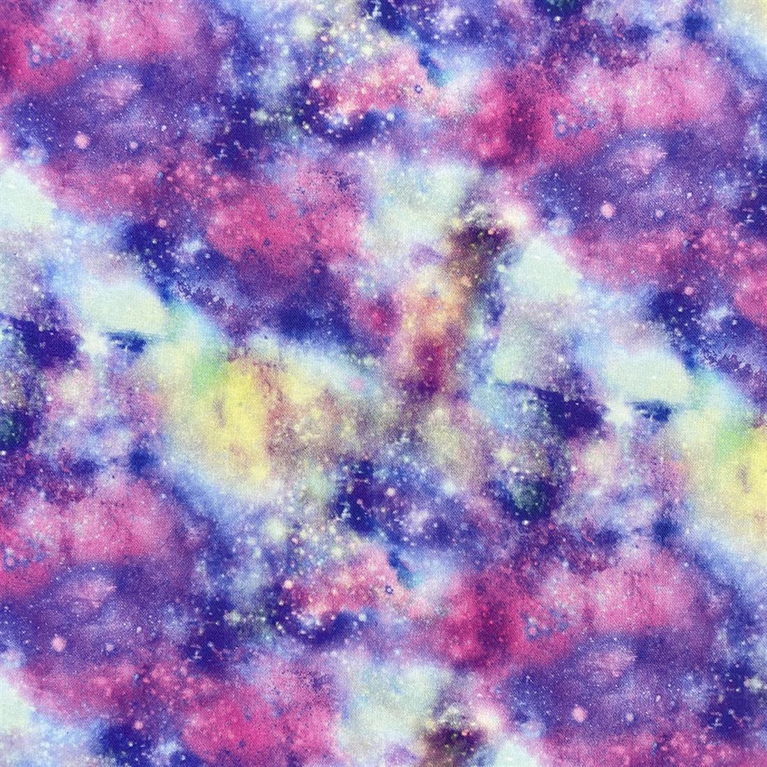 Space Printed Crafty Cottons Digitally 100% Fabric