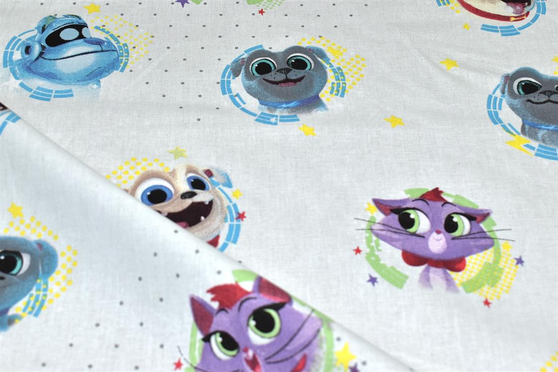 Ivory Printed 100% Cotton Fabric