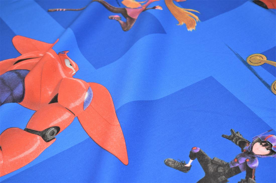 Blue Printed Disney 100% Cotton Fabric