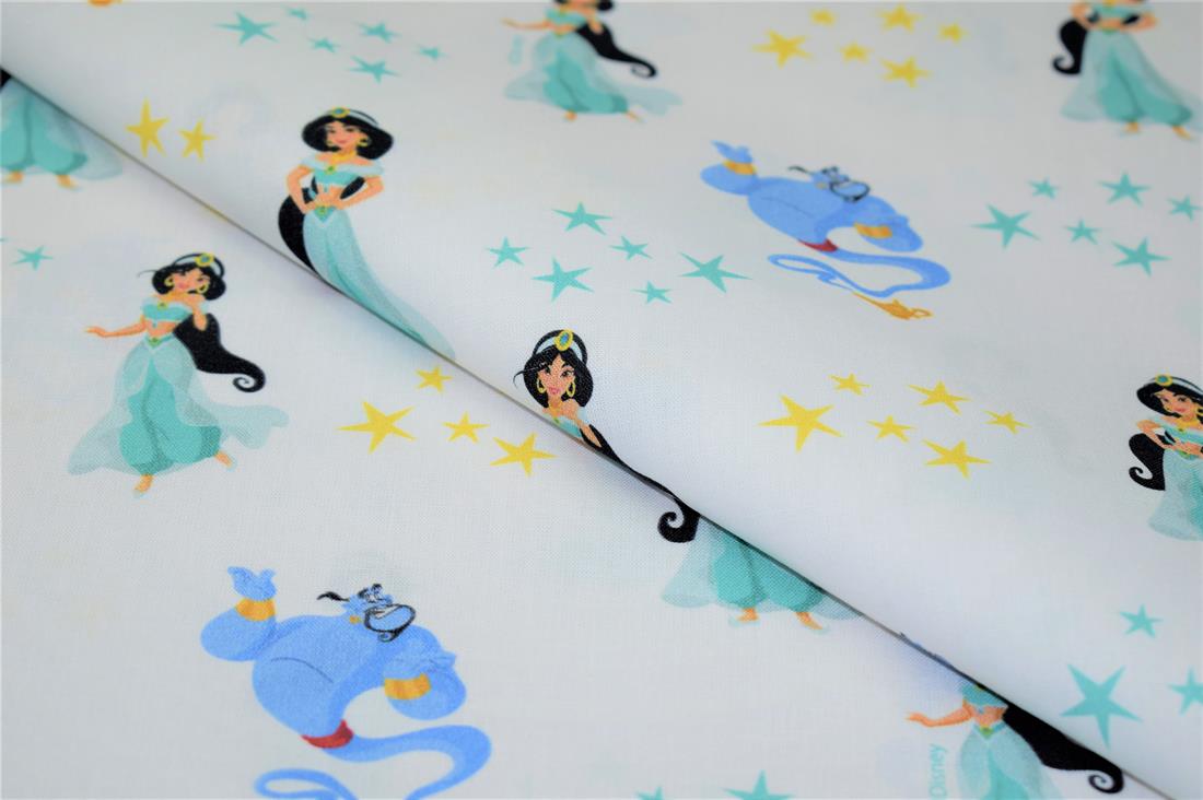 White & Blue Walt Disney Princesses Little Johnny Aladdin 100%…