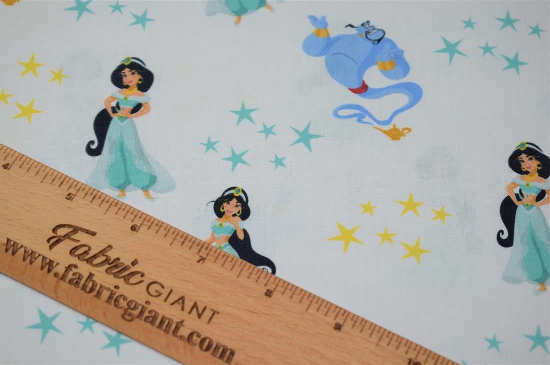 White & Blue Walt Disney Princesses Little Johnny Aladdin 100%…