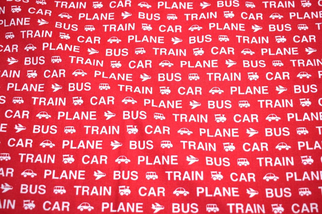 Red Printed 100% Cotton Poplin Fabric