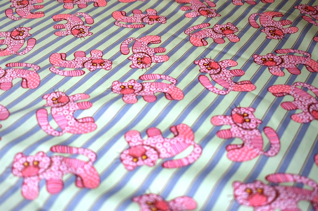 Mint Printed 100% Cotton Poplin Fabric