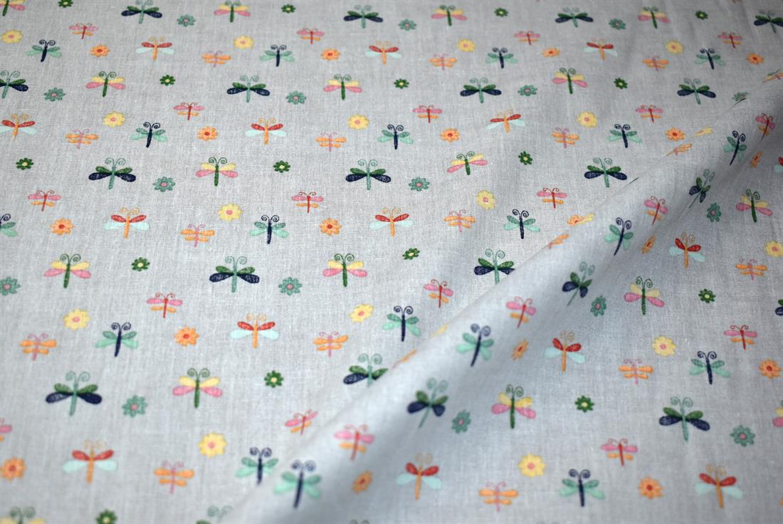 Light Grey Cotton Fabric Poplin