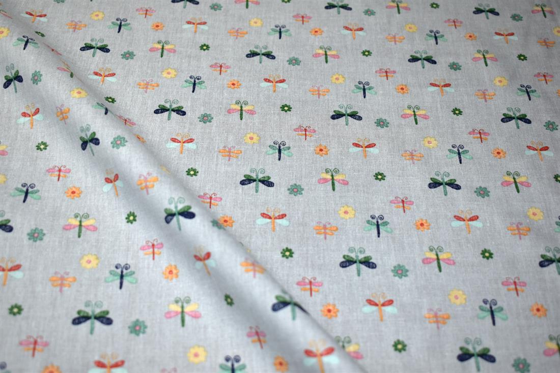 Light Grey Cotton Fabric Poplin