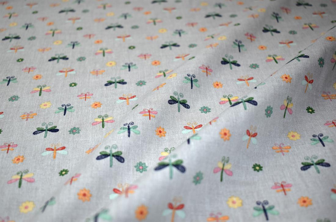 Light Grey Cotton Fabric Poplin