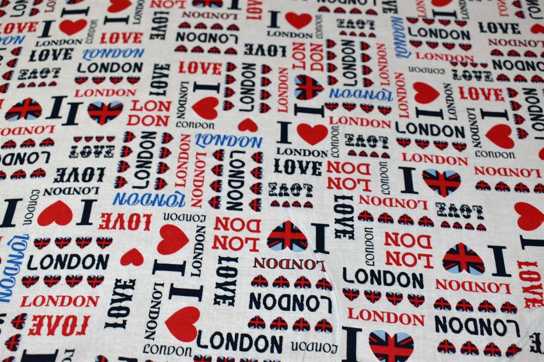 White Printed 100% Cotton Fabric