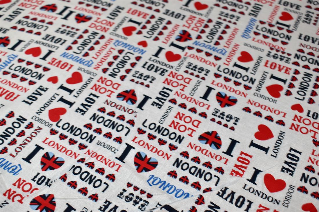 White Printed 100% Cotton Fabric