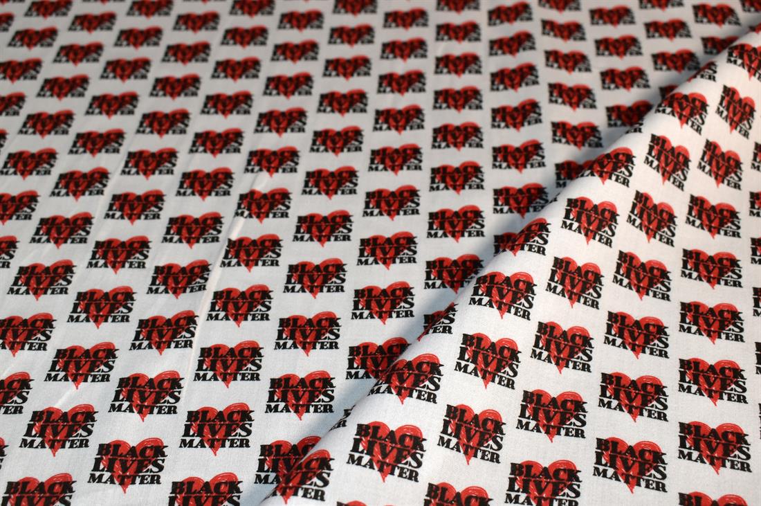 White Printed 100% Cotton Fabric