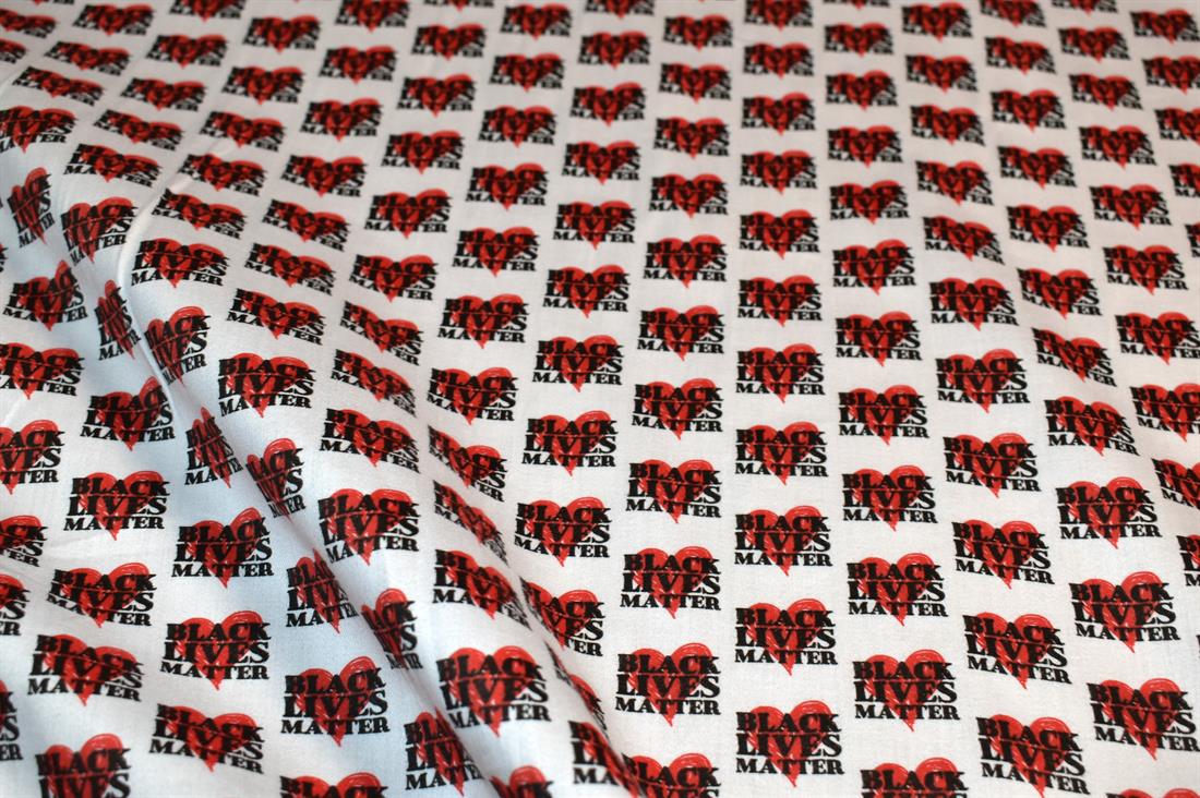 White Printed 100% Cotton Fabric