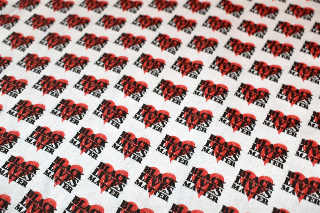 White Printed 100% Cotton Fabric