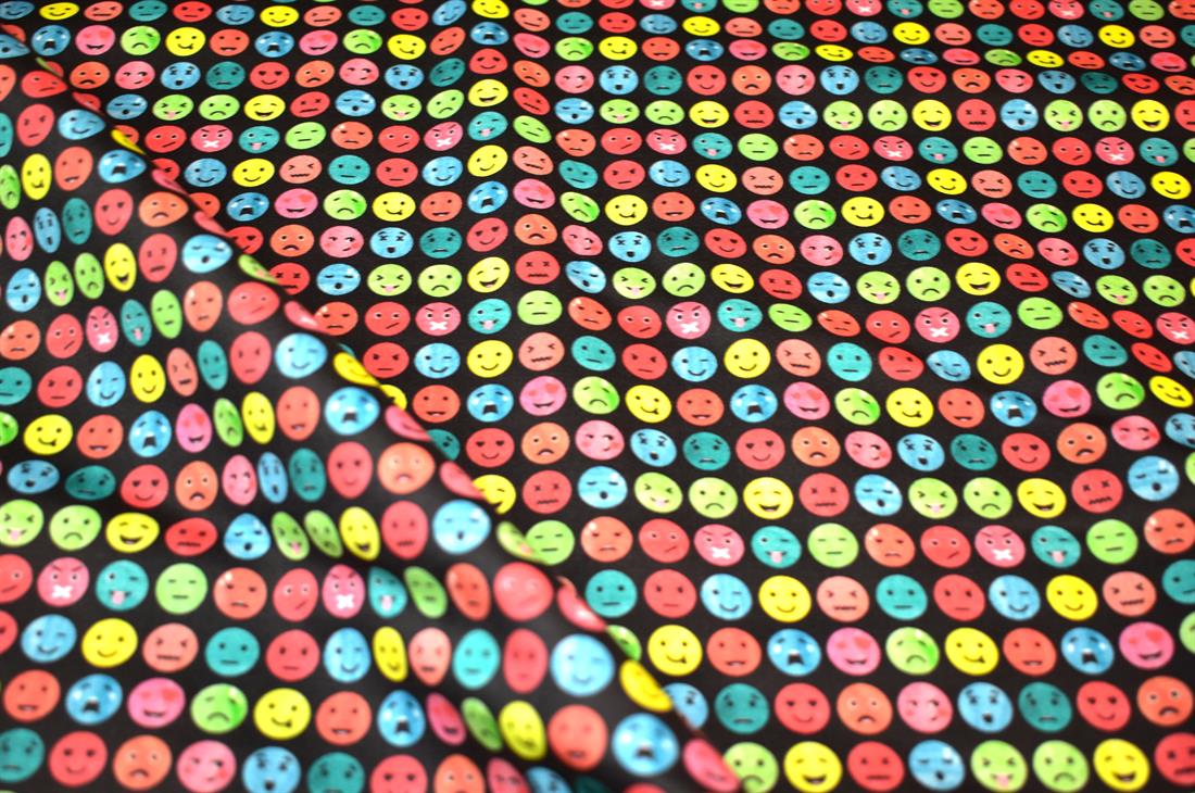 Black Printed 100% Cotton Fabric