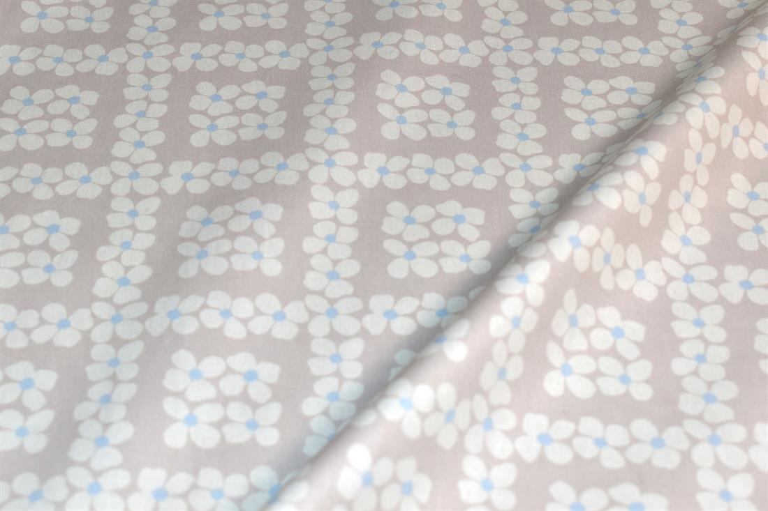 Light Brown Printed 100% Cotton Fabric