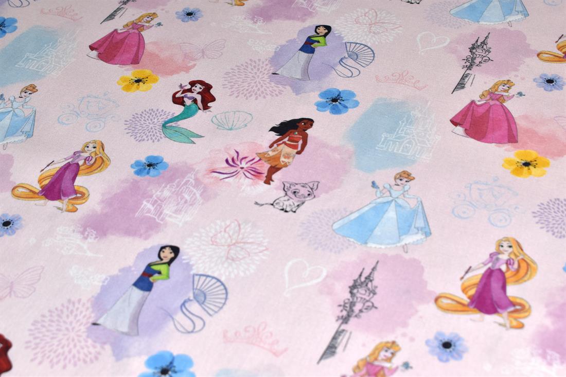 Pink Little Johnny Printed 100% Cotton Fabric