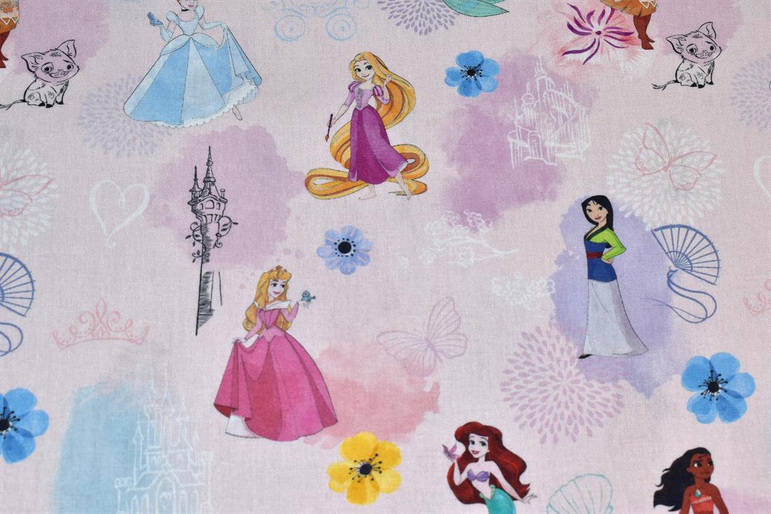 Pink Little Johnny Printed 100% Cotton Fabric