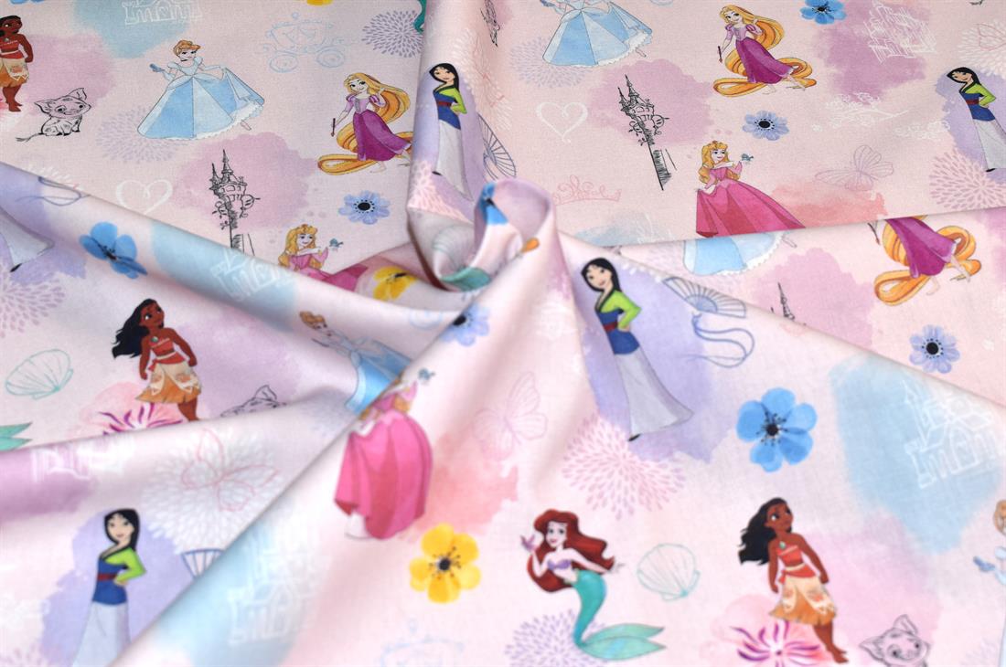 Pink Little Johnny Printed 100% Cotton Fabric