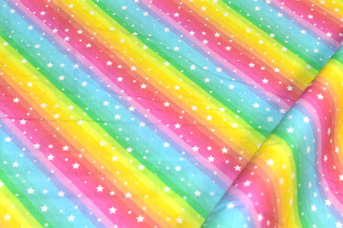 Range Digital RainbowLittle Johnny Printed 100% Cotton Fabric