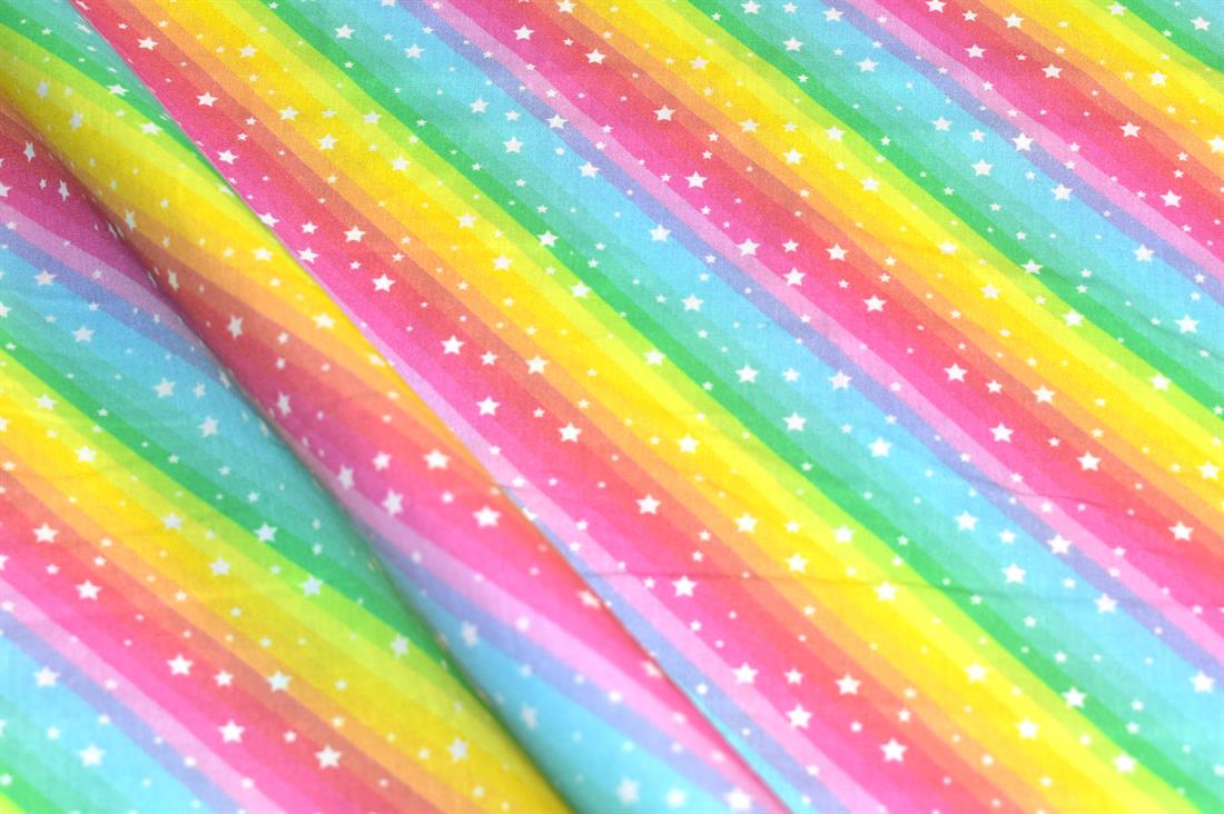 Range Digital RainbowLittle Johnny Printed 100% Cotton Fabric