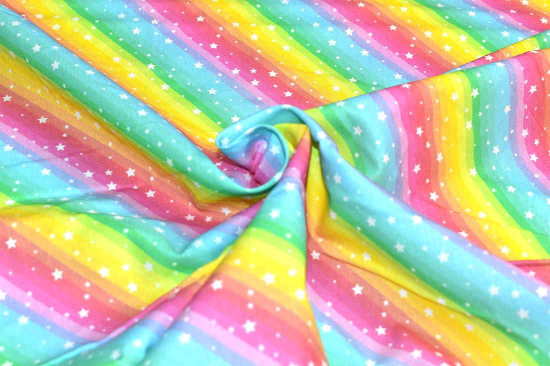 Range Digital RainbowLittle Johnny Printed 100% Cotton Fabric