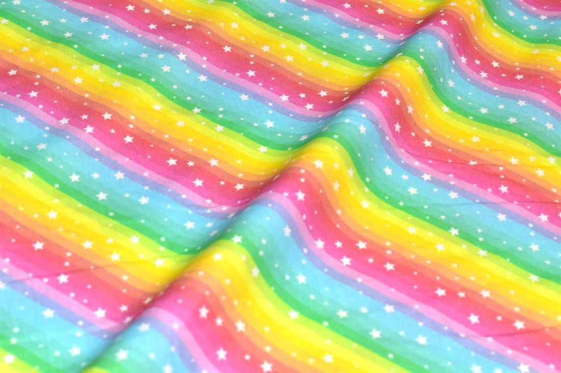 Range Digital RainbowLittle Johnny Printed 100% Cotton Fabric