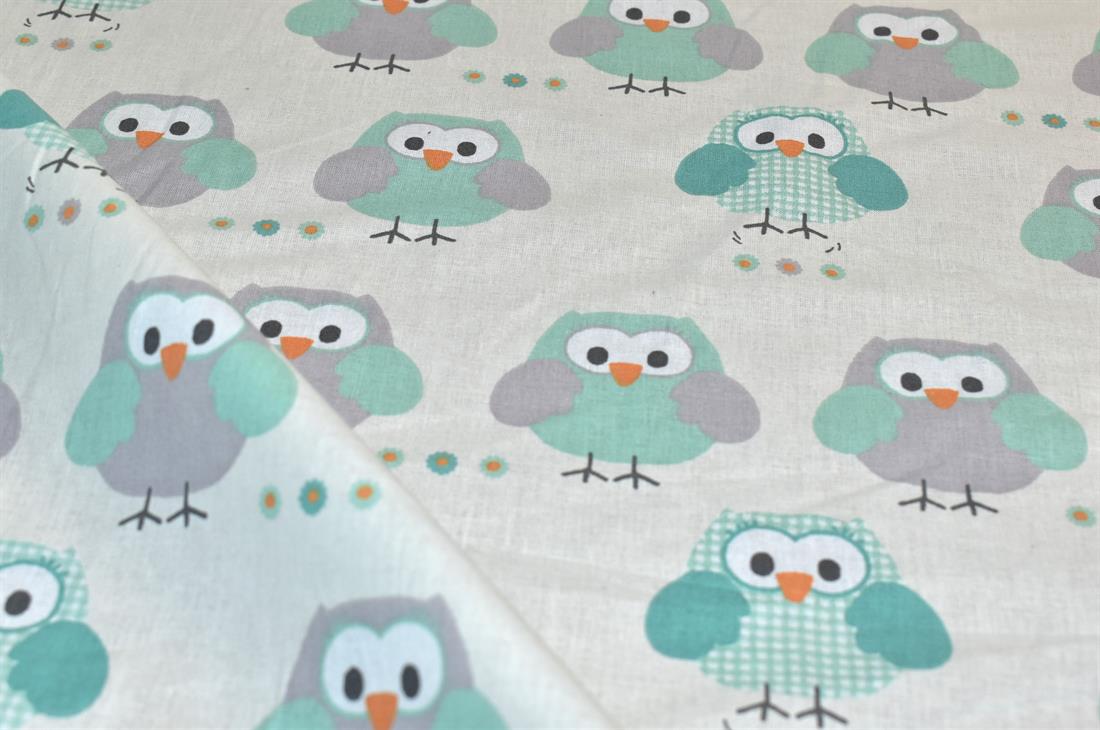 Ivory Brid Printed 100% Cotton Fabric