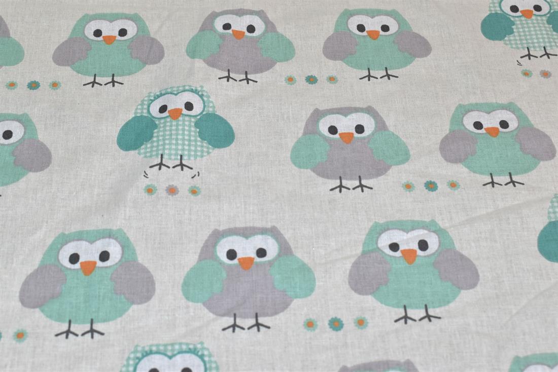 Ivory Brid Printed 100% Cotton Fabric