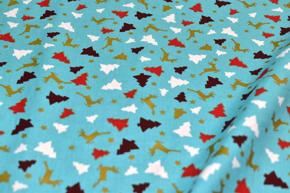 Christmas Printed 100% Cotton Fabric