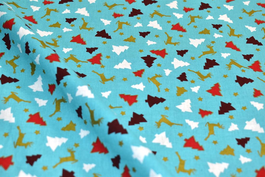Christmas Printed 100% Cotton Fabric