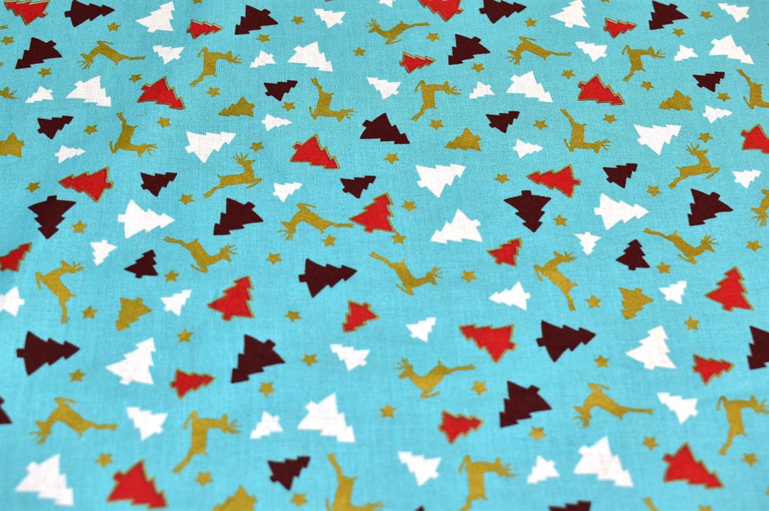 Christmas Printed 100% Cotton Fabric