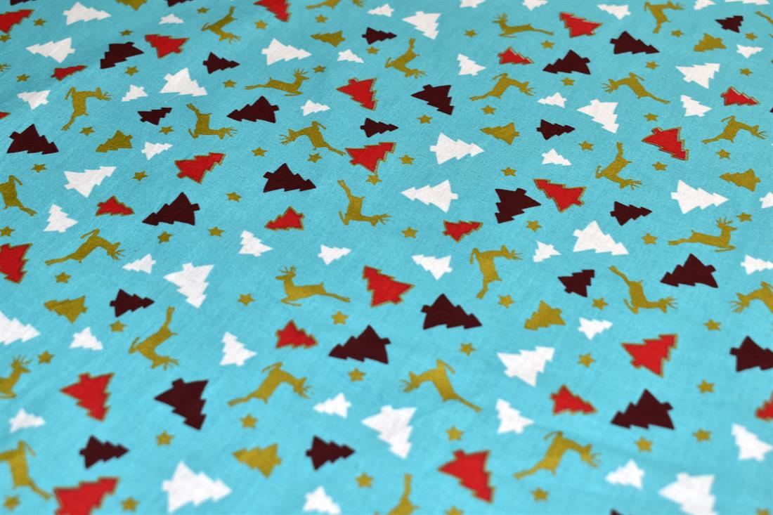 Christmas Printed 100% Cotton Fabric