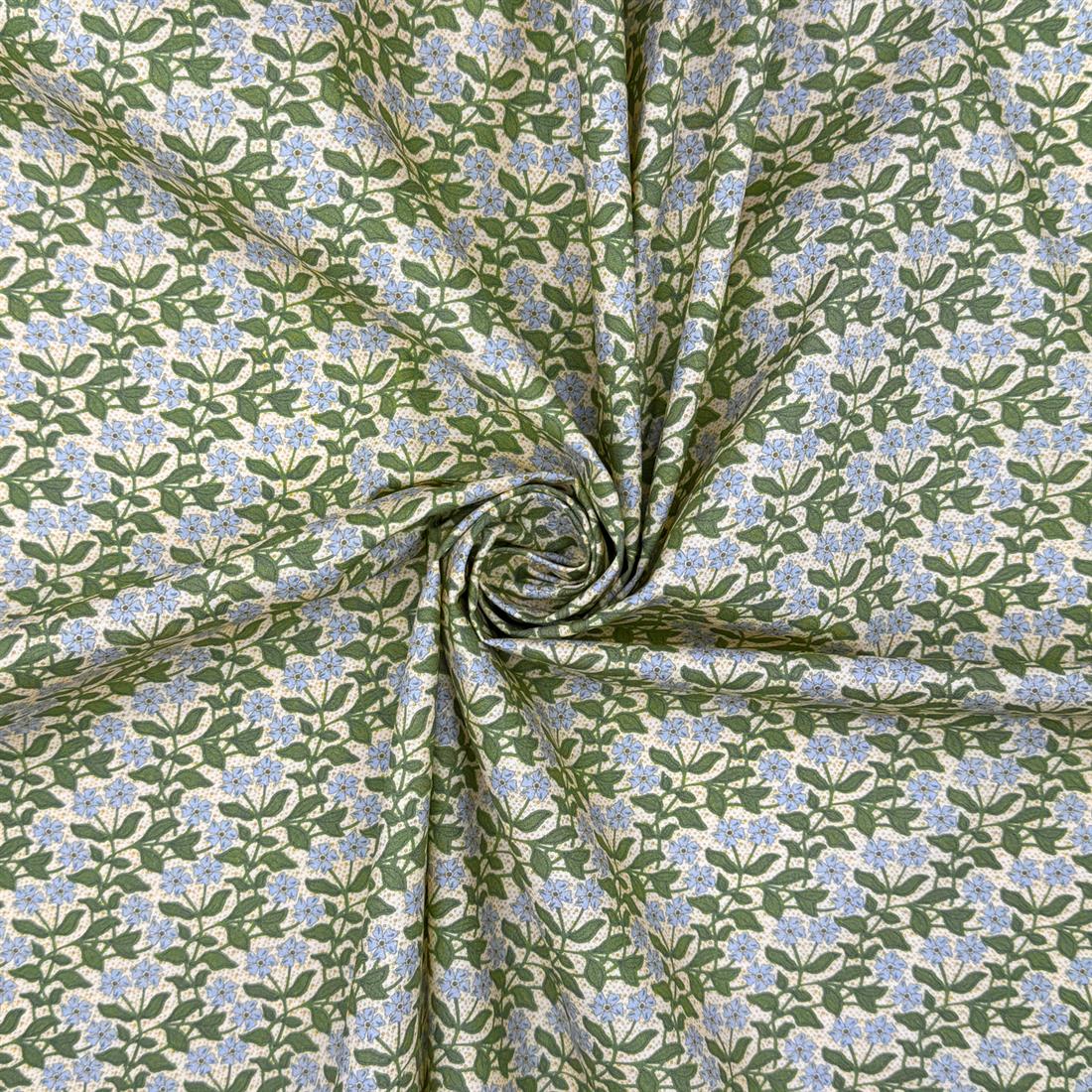 Maurice Pillard Verneuil Periwinkle William Morris Crafty 100% Cotton…