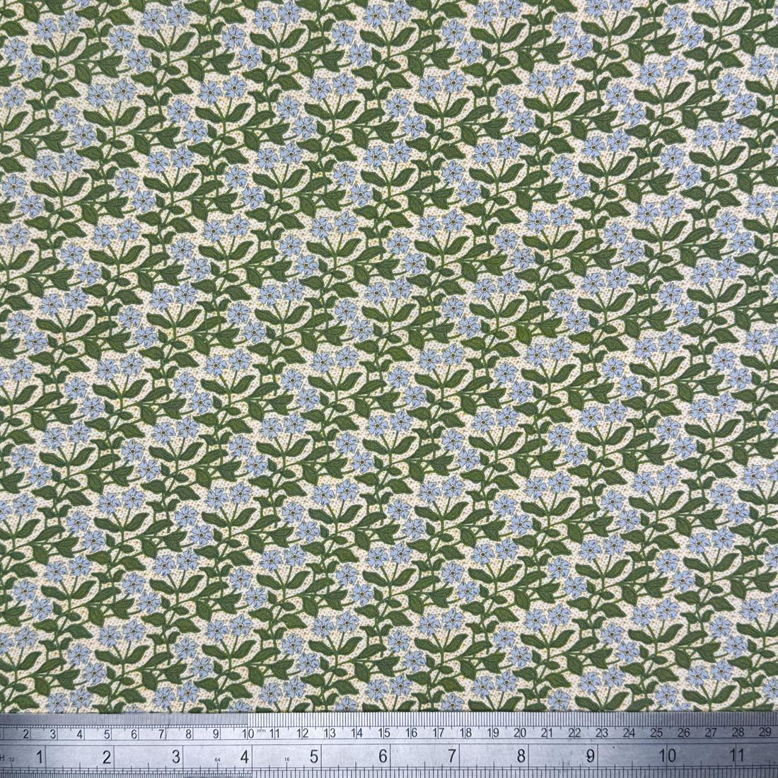 Maurice Pillard Verneuil Periwinkle William Morris Crafty 100% Cotton…