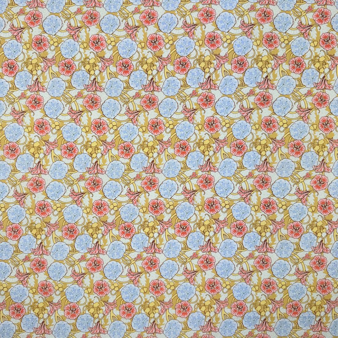 Maurice Pillard Verneuil Capucine William Morris Crafty 100% Cotton…