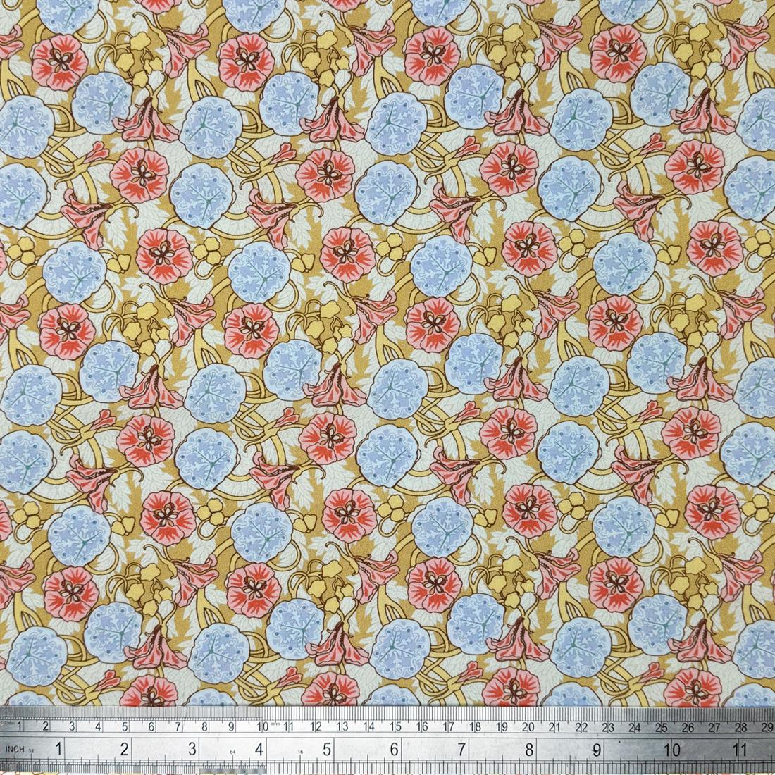 Maurice Pillard Verneuil Capucine William Morris Crafty 100% Cotton…