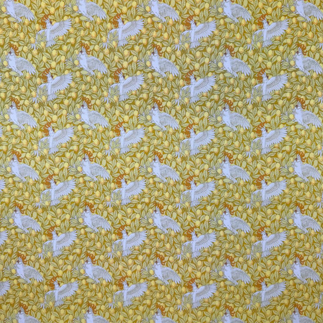 Maurice Pillard Verneuil Cockatoos William Morris Crafty 100% Cotton…