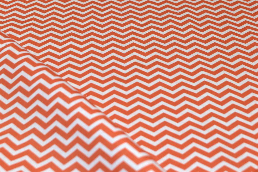 Chevron Printed 100% Cotton Fabric