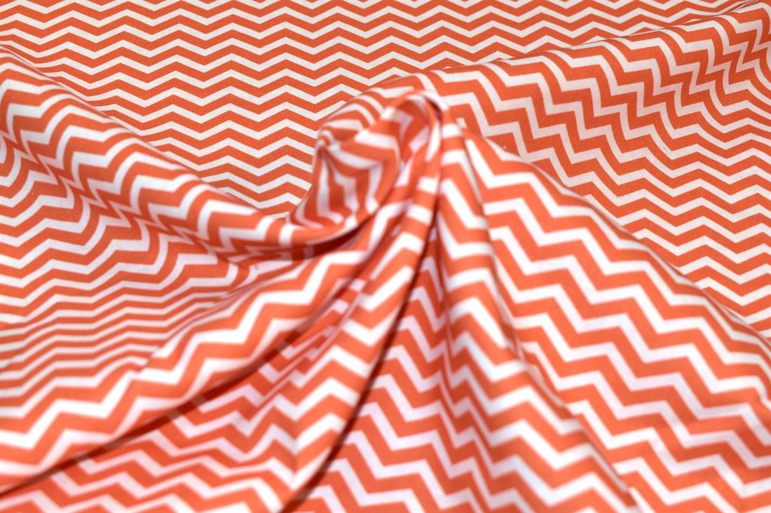 Chevron Printed 100% Cotton Fabric