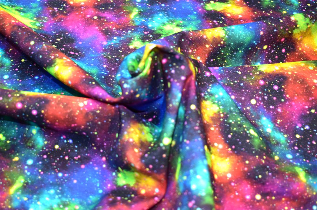 Space Printed 100% Cotton Fabric