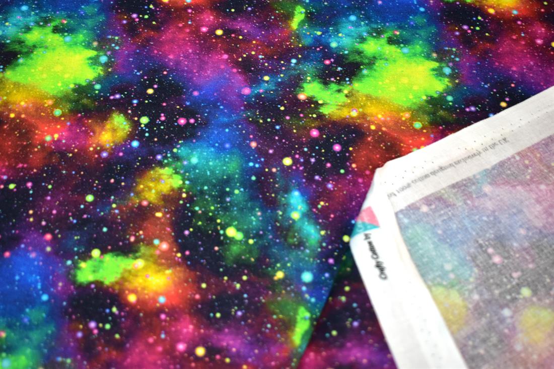 Space Printed 100% Cotton Fabric