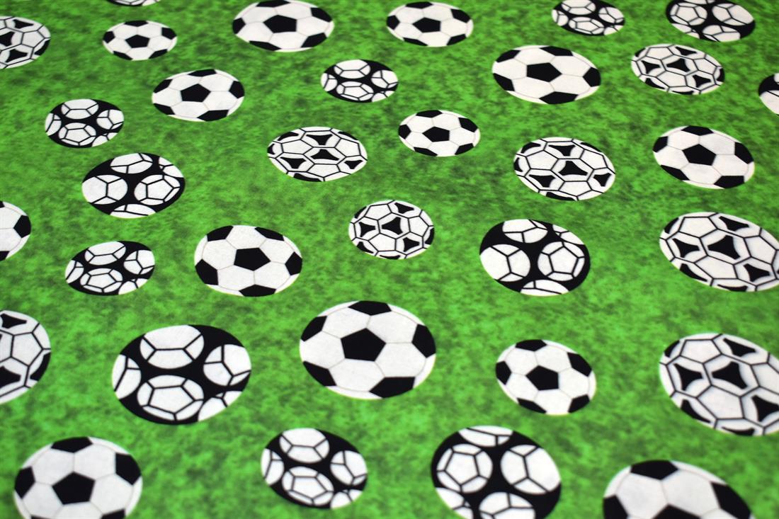 Green Printed Crafty Cottons 100% Fabric